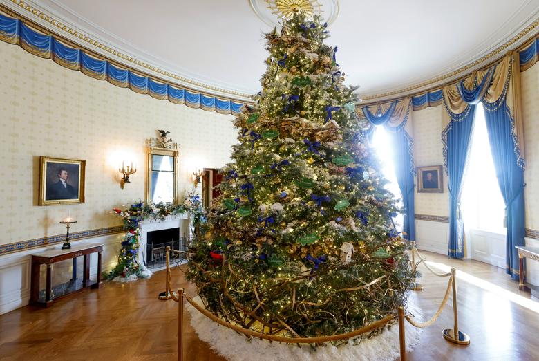 Phong cách trang trí Giáng sinh bắt mắt tại Nhà Trắng-1