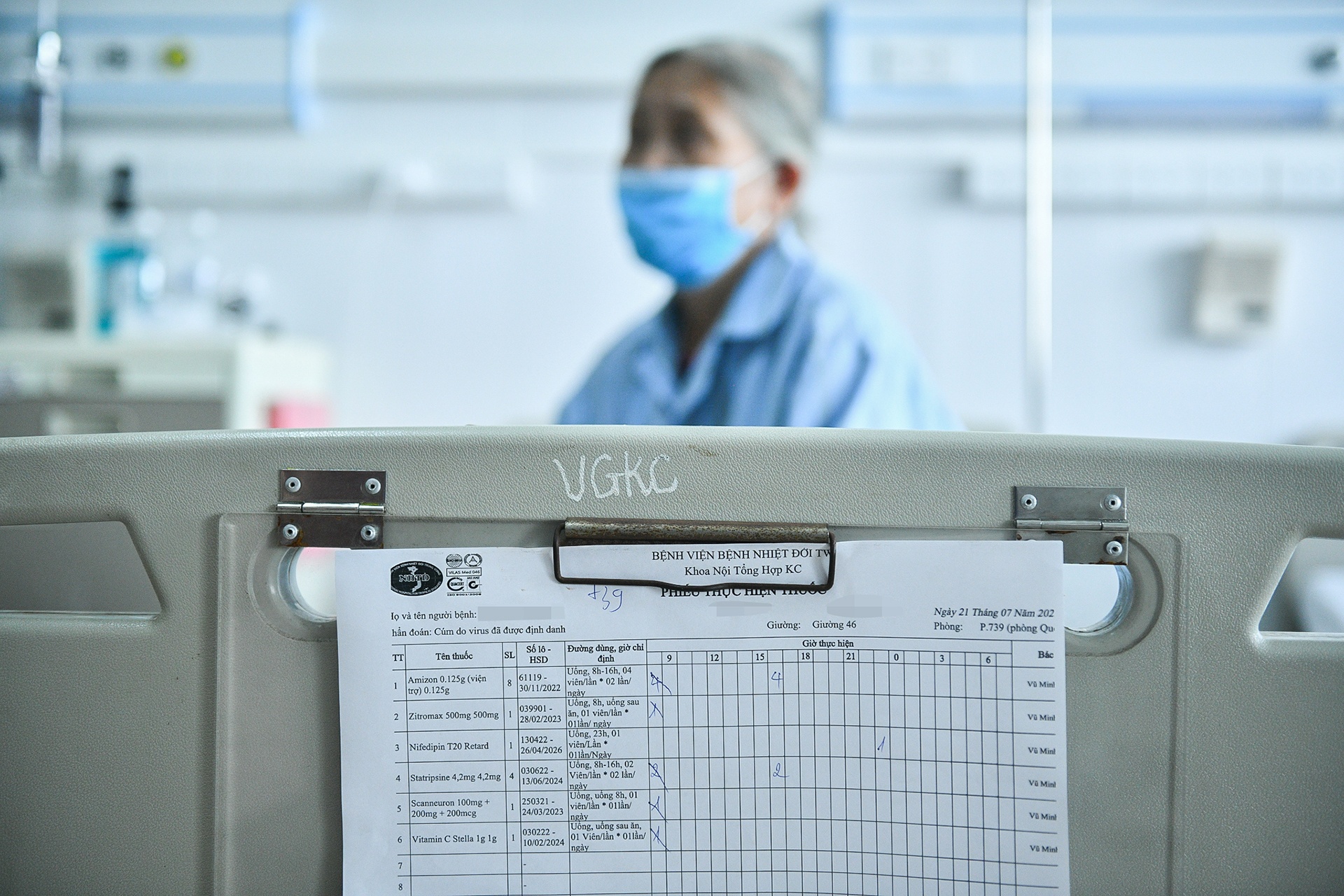 Nhiều người tại Hà Nội phải nằm viện do mắc cúm mùa-6