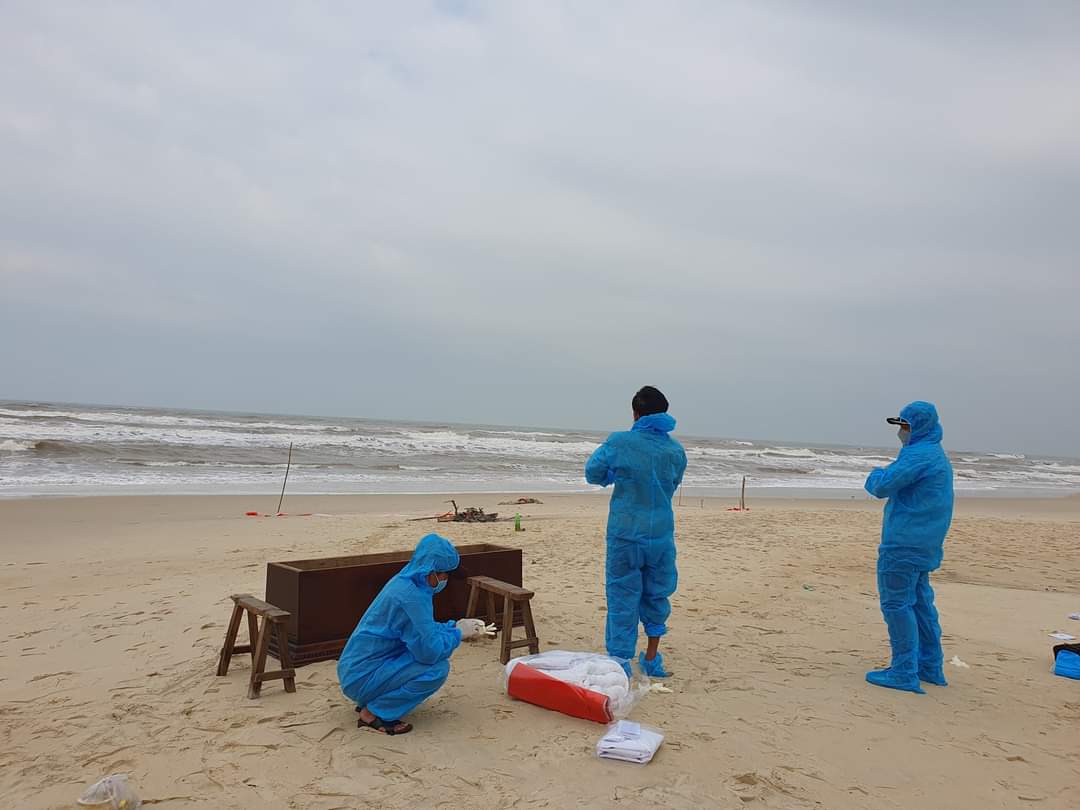 Phát hiện thi thể đang phân hủy dạt vào bờ biển Thừa Thiên Huế-1
