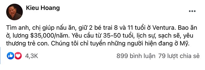 Tuyển bảo mẫu: Bảo Thy, Trang Trần yêu cầu khắt khe, tỷ phú Hoàng Kiều trả lương 800 triệu/năm bị chê ít-8