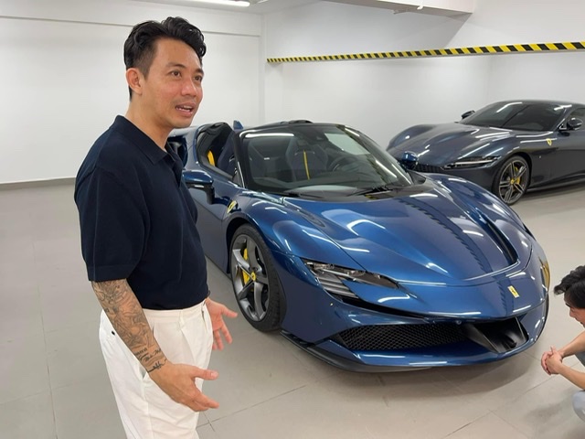 Cận cảnh siêu xe Ferrari SF90 Spider của doanh nhân Nguyễn Quốc Cường-18