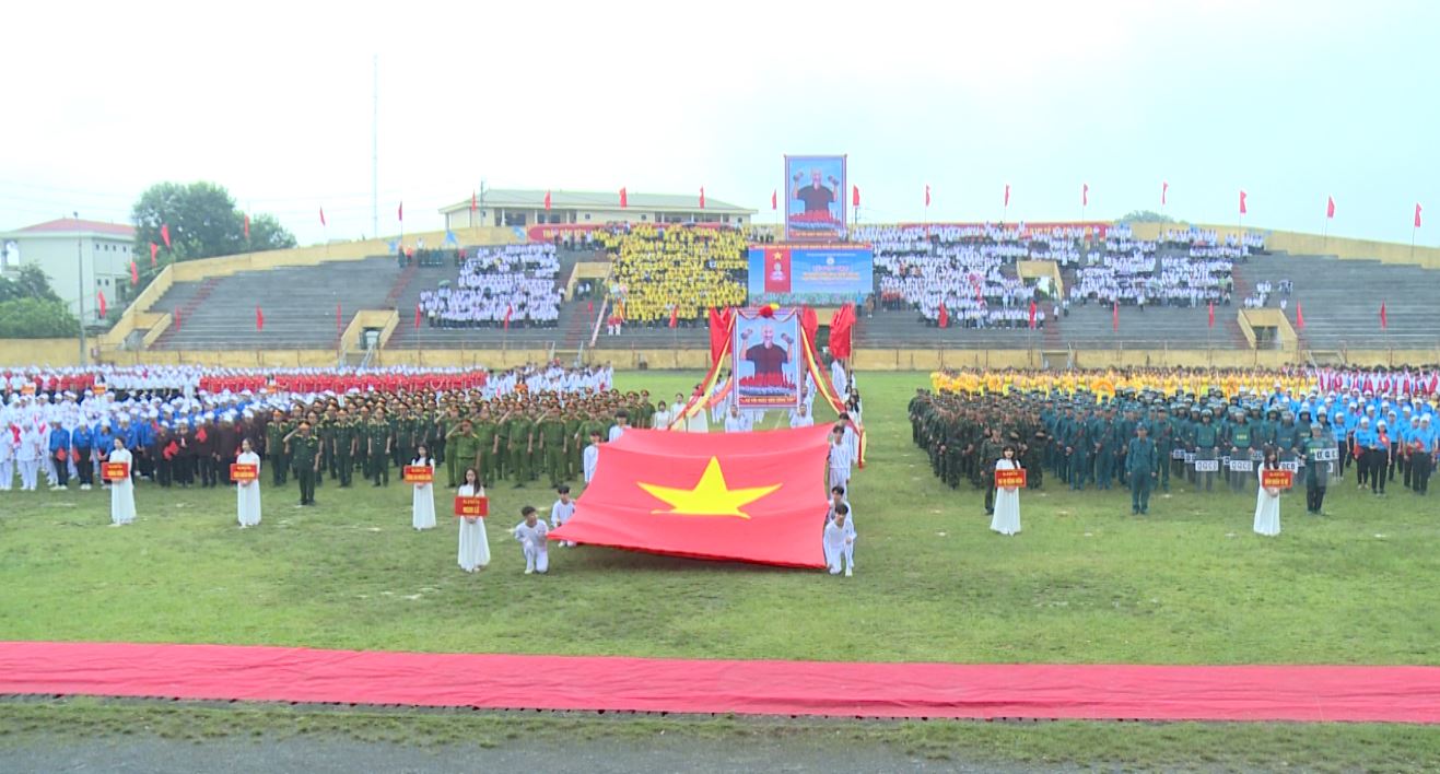 Ấn tượng lễ khai mạc Đại hội Thể dục thể thao huyện Phúc Thọ năm 2022-4