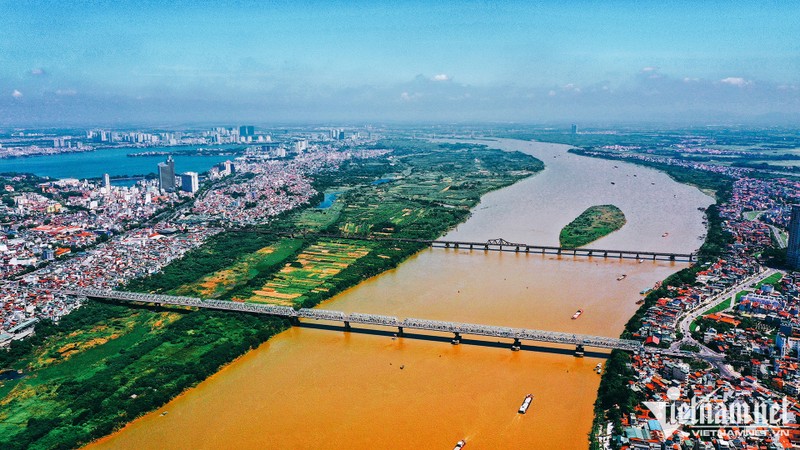Quận Hoàn Kiếm kiến nghị làm công viên ở bãi giữa sông Hồng-1