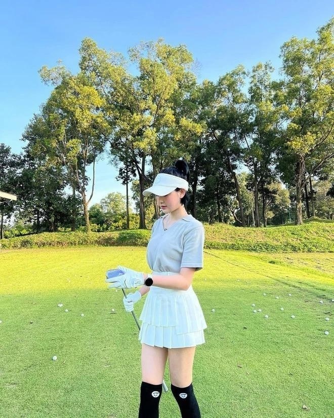 Miss Peace Vietnam: Thi đánh golf, khẳng định Hoa hậu lấy chồng giàu-6