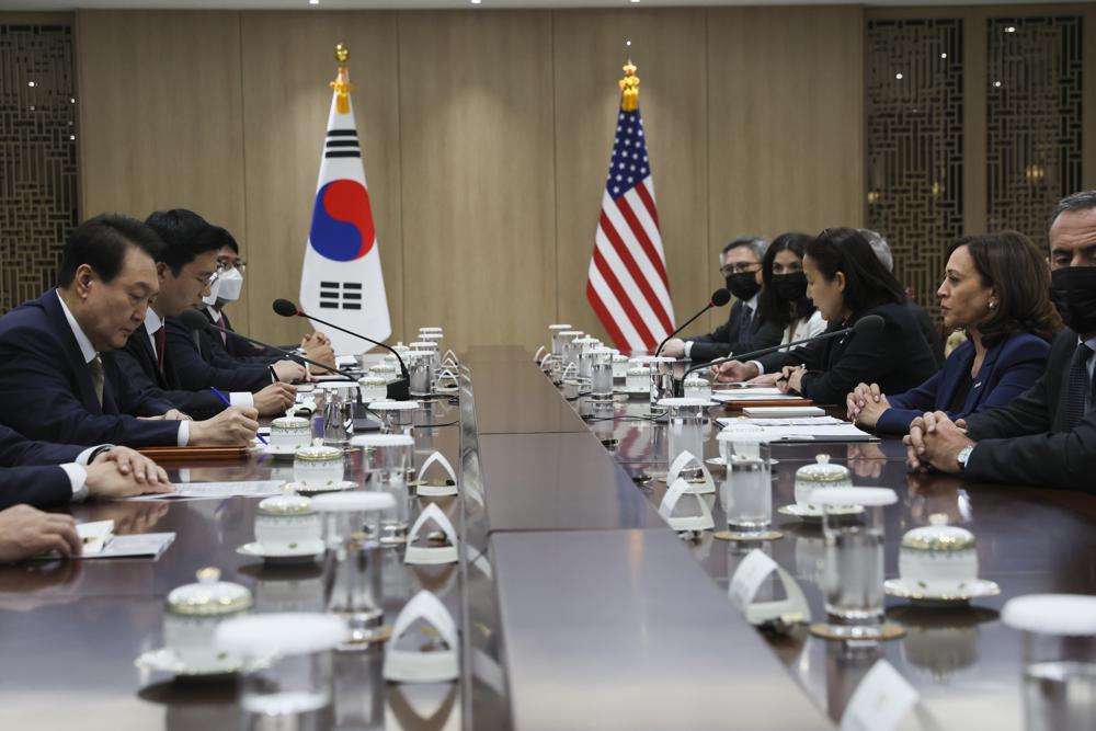 Phó Tổng thống Mỹ Kamala Harris thăm Khu phi quân sự giữa hai miền Triều Tiên-3