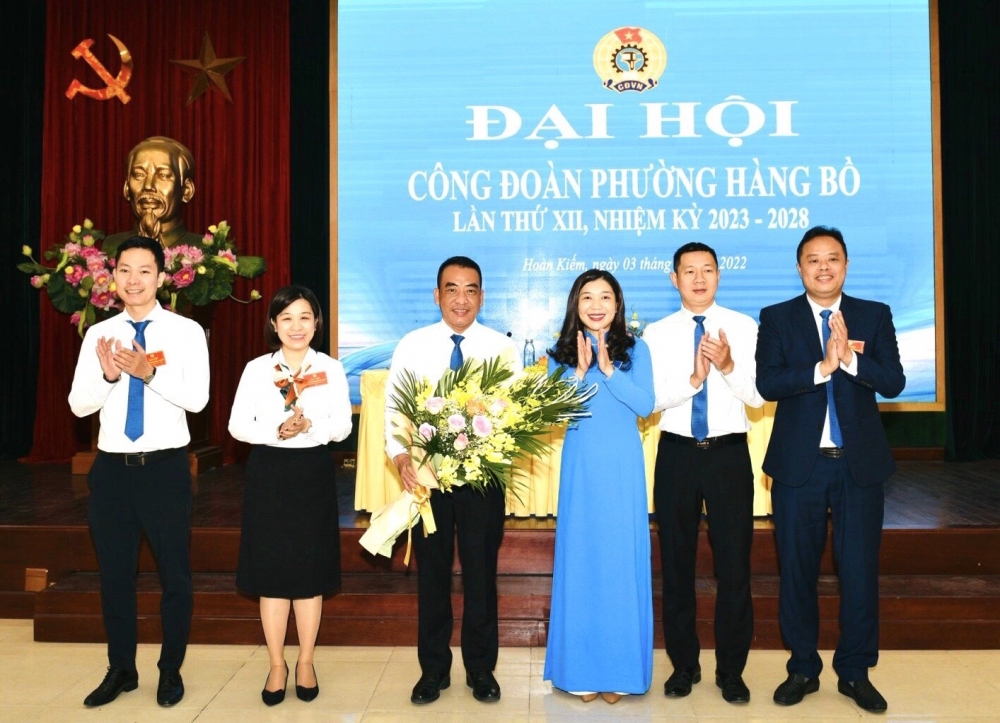 LĐLĐ quận Hoàn Kiếm: Tổ chức thành công Đại hội điểm Công đoàn phường Hàng Bồ-6