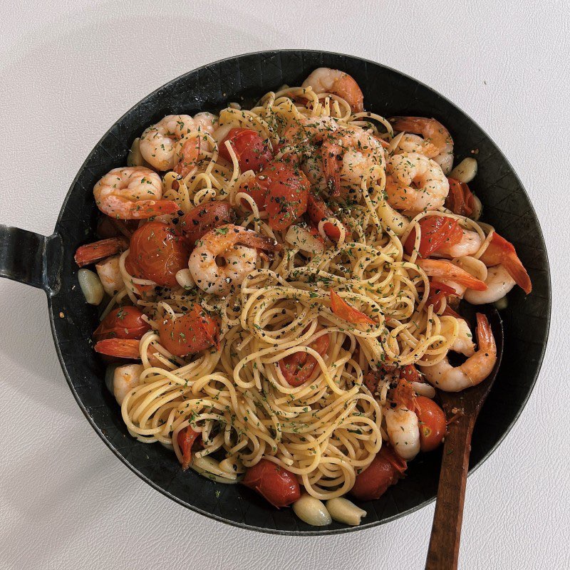 Công thức mì pasta tôm chuẩn vị Ý cực dễ làm ngay tại nhà-10