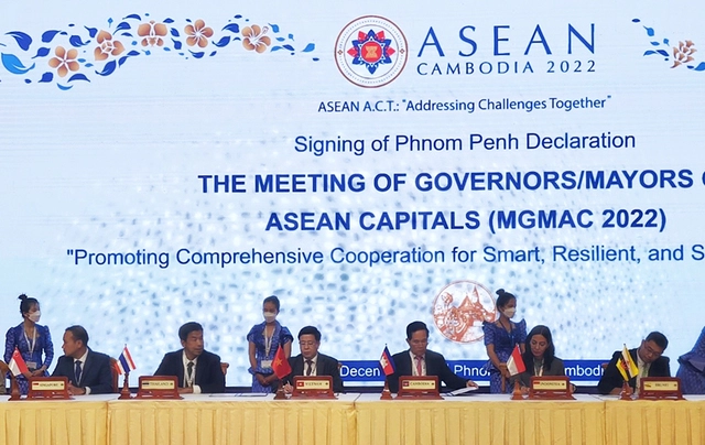 Đoàn đại biểu thành phố Hà Nội dự Hội nghị Thị trưởng Thủ đô các nước ASEAN và Diễn đàn Thị trưởng ASEAN-img