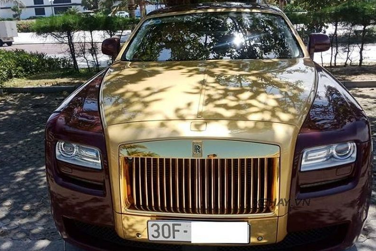 Thông tin đấu giá Rolls-Royce Ghost "dát vàng" của đại gia Quyết còi FLC-5