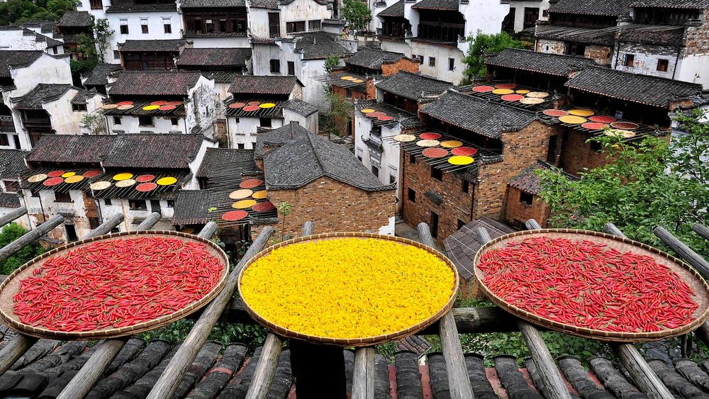 Ngôi làng cổ Trung Quốc lấy thực phẩm phơi khô làm điểm nhấn du lịch-3