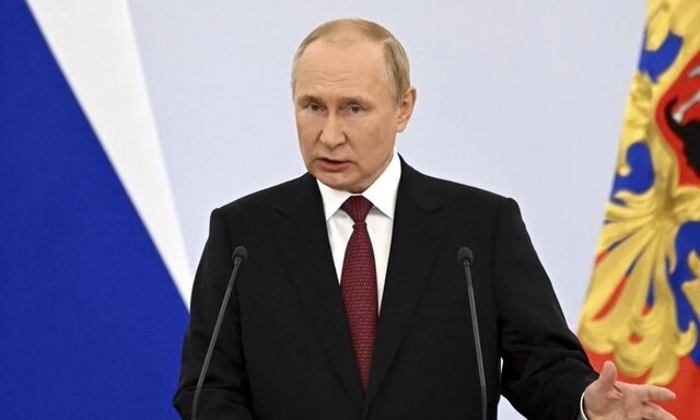 Tổng thống Putin ký hiệp ước sáp nhập 4 vùng lãnh thổ ly khai Ukraine-cover-img