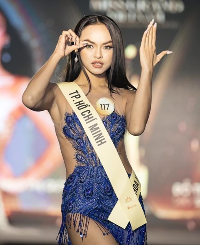 Mai Ngô, Quỳnh Châu tung chiêu catwalk độc đáo tại lễ nhận sash của Miss Grand Vietnam 2022-3
