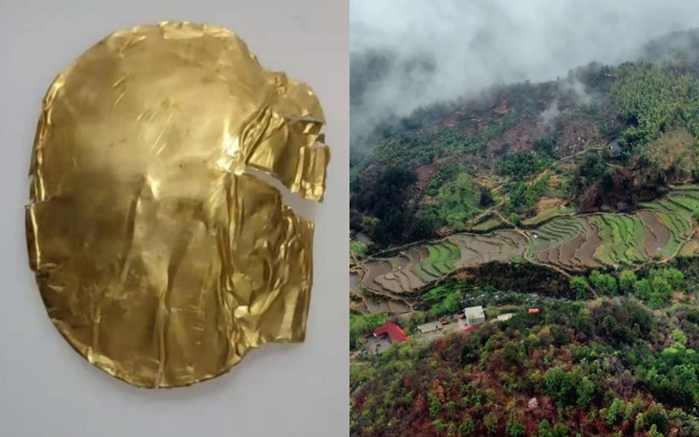 Khai quật cổ mộ 3.000 tuổi, chuyên gia sửng sốt thấy mặt nạ vàng-1