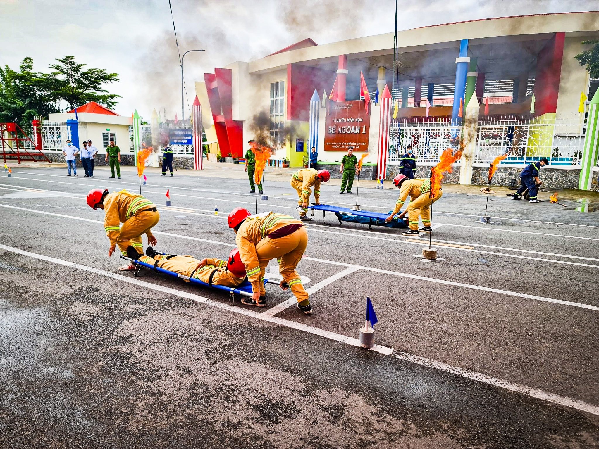 TP.HCM: H.Hóc Môn tổ chức Hội thao Kỹ thuật chữa cháy và cứu nạn, cứu hộ-8
