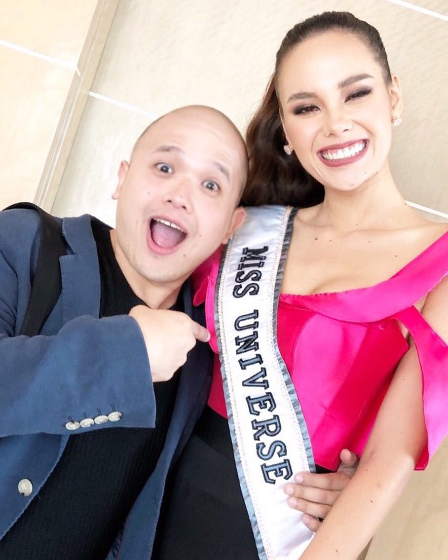 Clip Ngọc Châu tập catwalk với HLV của Miss Universe 2018 Catriona Gray, fan khen nhìn khác biệt hẳn-2