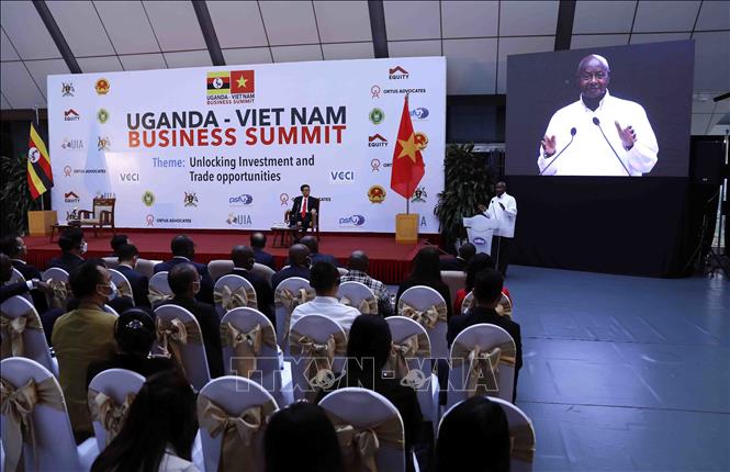 Tổng thống Uganda dự Diễn đàn doanh nghiệp Việt Nam - Uganda-5