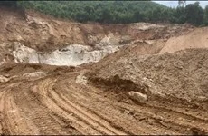 Phú Thọ: Xử lý nghiêm vụ khai thác khoáng sản trái phép tại xã Đào Xá-img