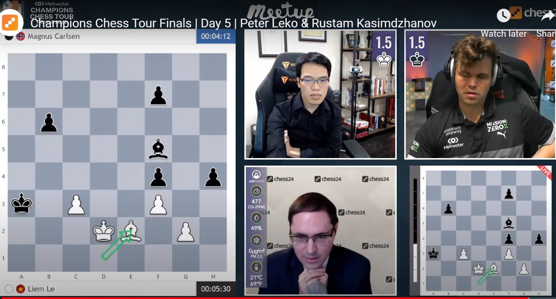 Lê Quang Liêm giành 1 điểm trước ‘Vua cờ’ Carlsen, chạm cột mốc 20.000 USD tiền thưởng-1