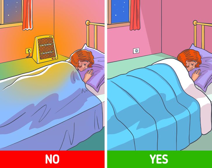 Ngủ trong phòng ấm hoặc có máy sưởi có lẽ không phải là lựa chọn an toàn cho bạn vì những lý do sau đây-1