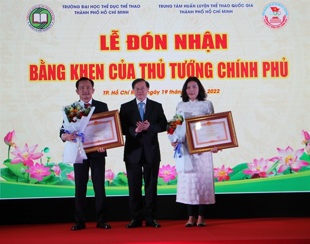 Trường ĐH TDTT TP.HCM và Trung Tâm HLTT Quốc gia TP.HCM kỷ niệm 40 năm ngày Nhà giáo Việt Nam-3