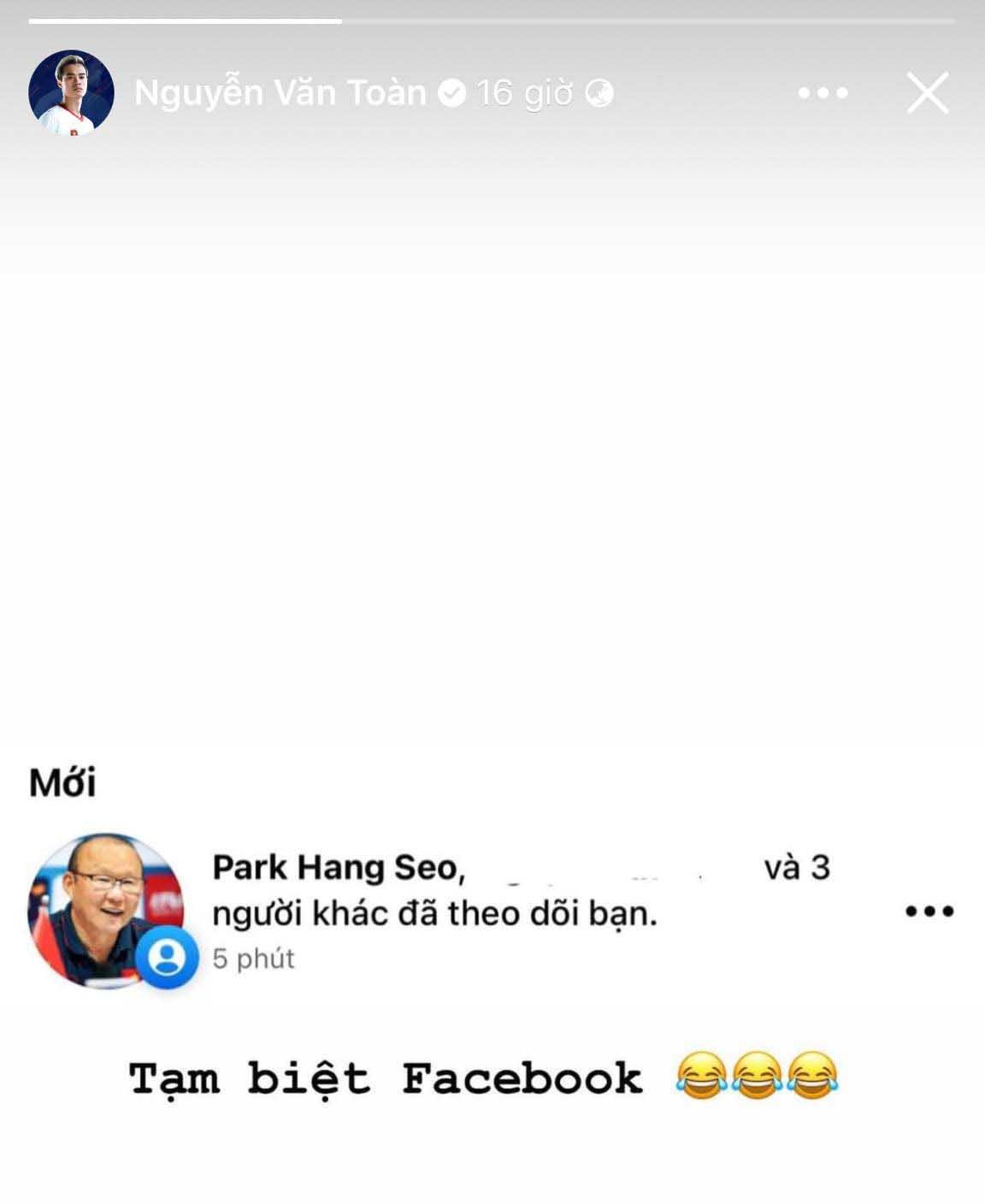 Động thái "phũ phàng" của loạt cầu thủ với HLV Park Hang Seo khi được thầy kết bạn trên Facebook-6