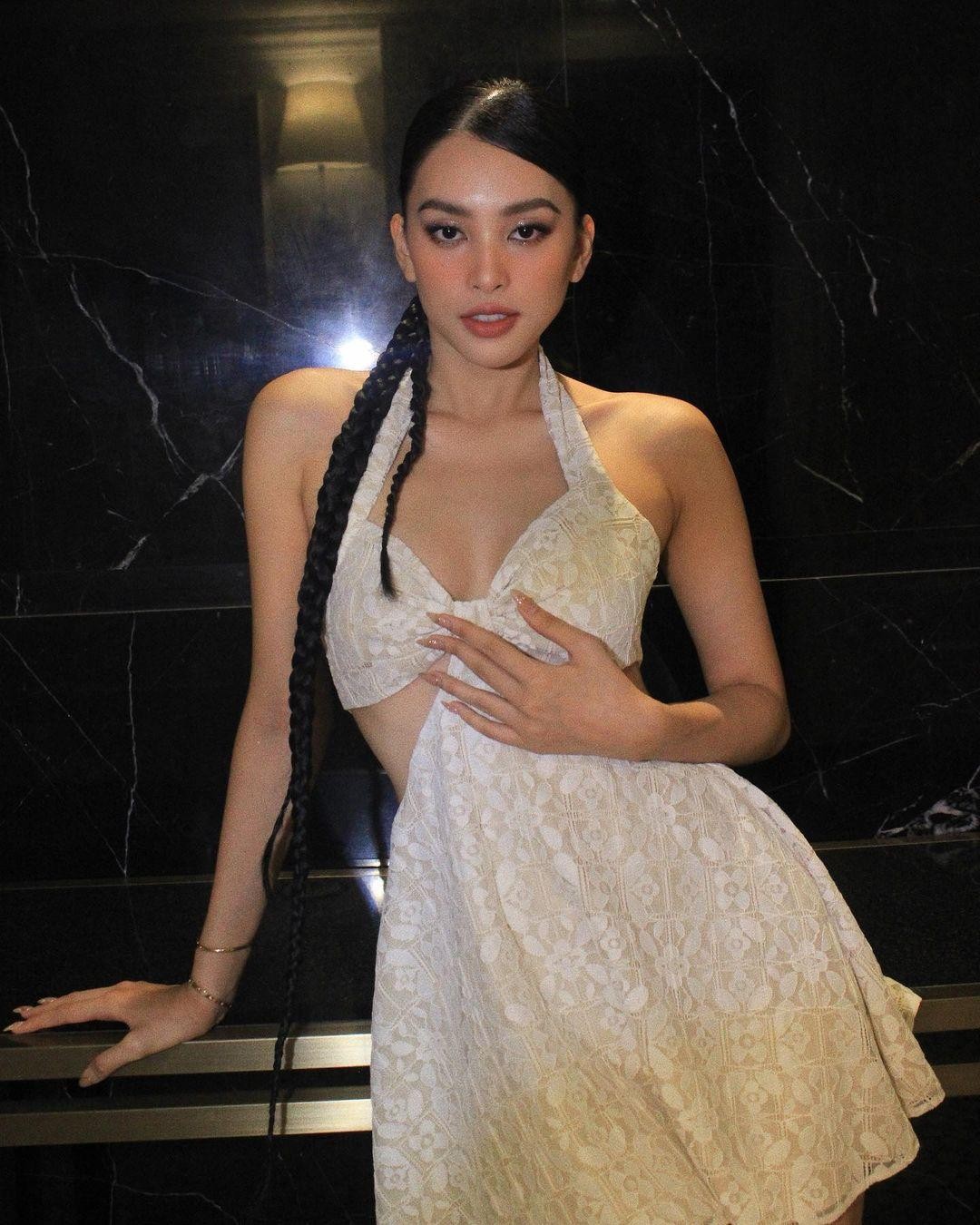 Tiểu Vy khoe dáng với váy cut-out nóng bỏng, Kim Duyên mặc hở bạo ở Hoa hậu Siêu quốc gia-2