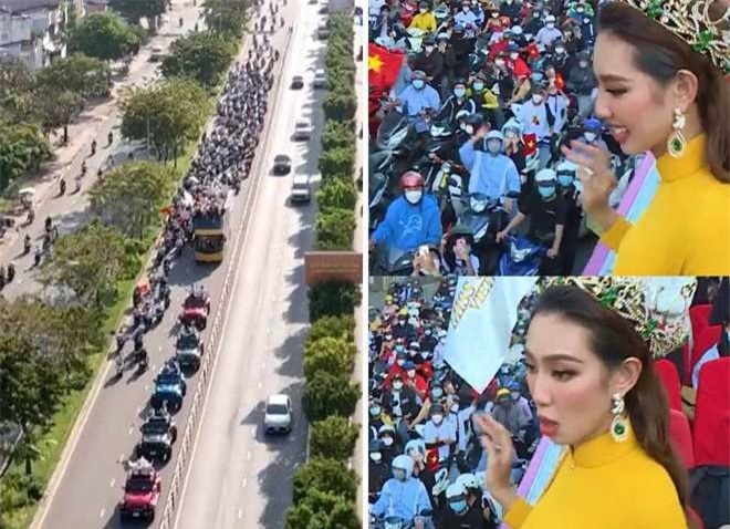 Dàn hoa hậu Việt về quê sau khi đăng quang: Người diễu hành hoành tráng, người bị 'ghẻ lạnh'-3