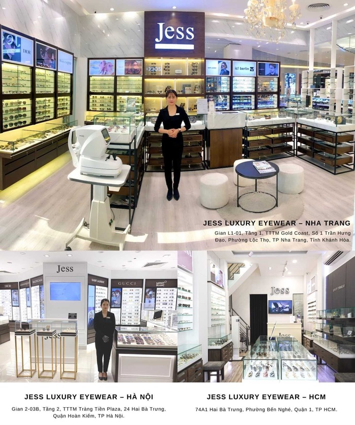 JESS LUXURY EYEWEAR – Hệ thống cửa hàng mắt kính cao cấp từ AR GROUP-1