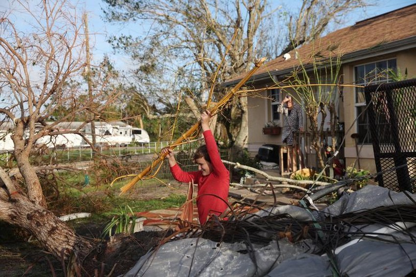 Ảnh: Cảnh tan hoang ở Florida sau cơn bão Ian-14