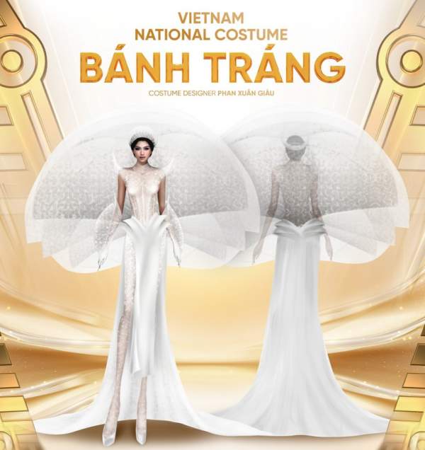 Cận cảnh trang phục “Bánh Tráng” dự thi Miss Charm 2023 của Thanh Thanh Huyền-2
