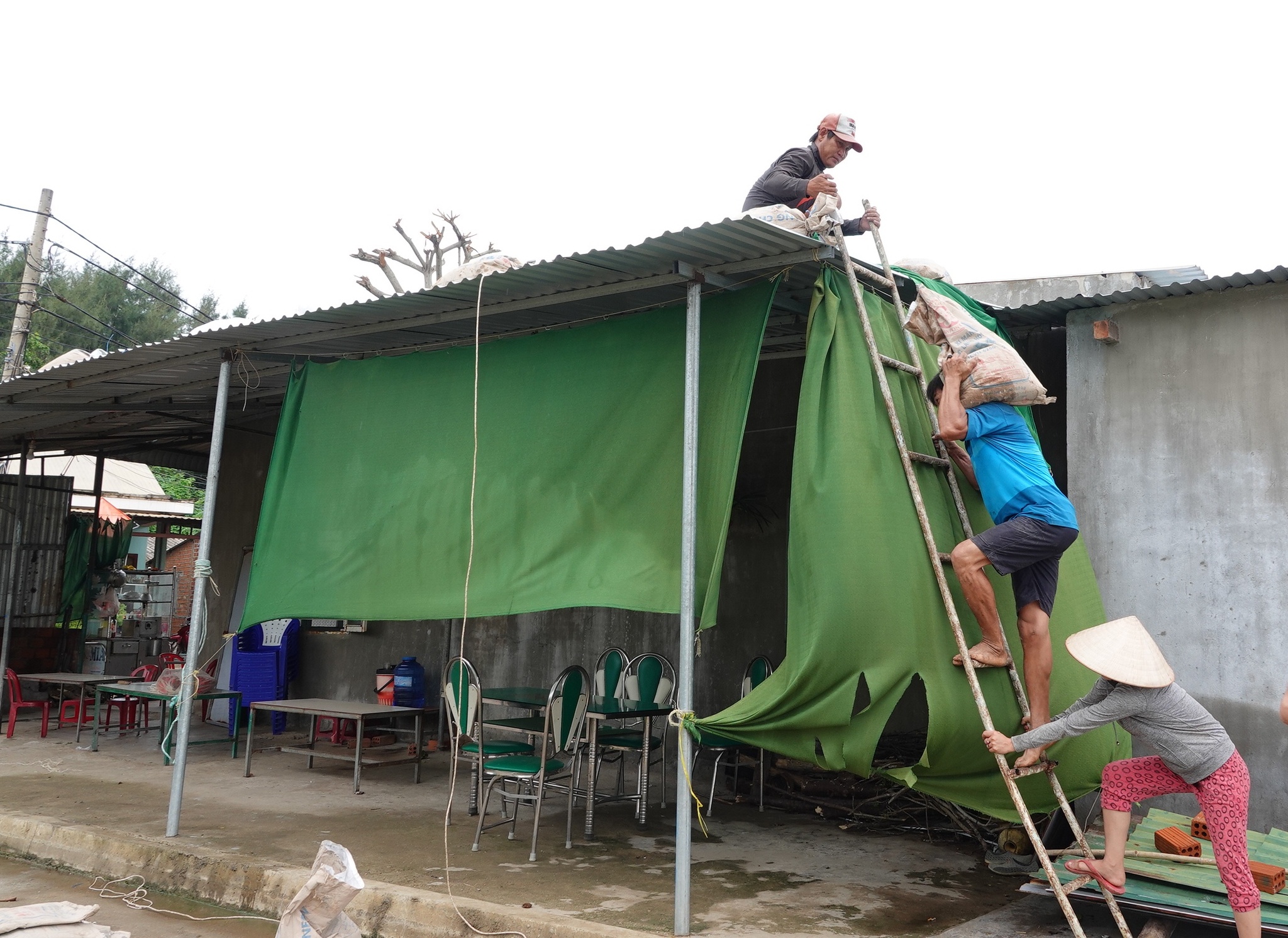 Quảng Ngãi: Dân biển bỏ ăn, bỏ ngủ chằng chống nhà cửa ứng phó bão Noru-cover-img