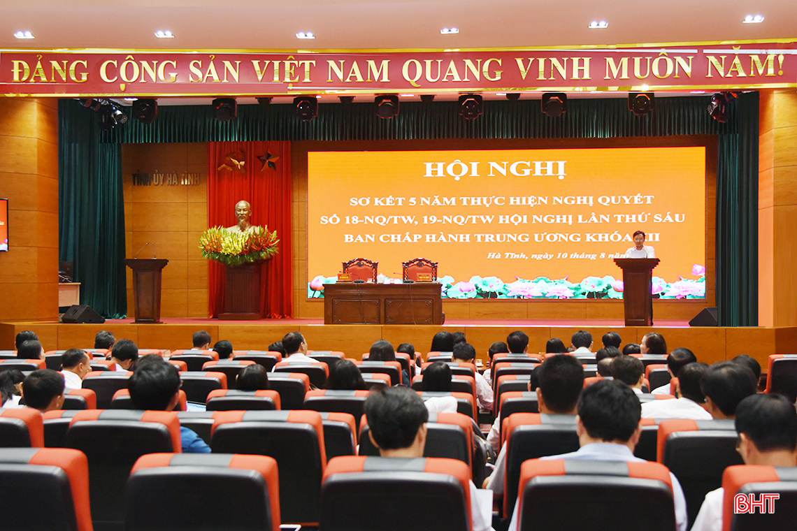 Ban Thường vụ Tỉnh ủy Hà Tĩnh kết luận việc thực hiện một số mô hình thí điểm theo Nghị quyết 18-NQ/TW-cover-img