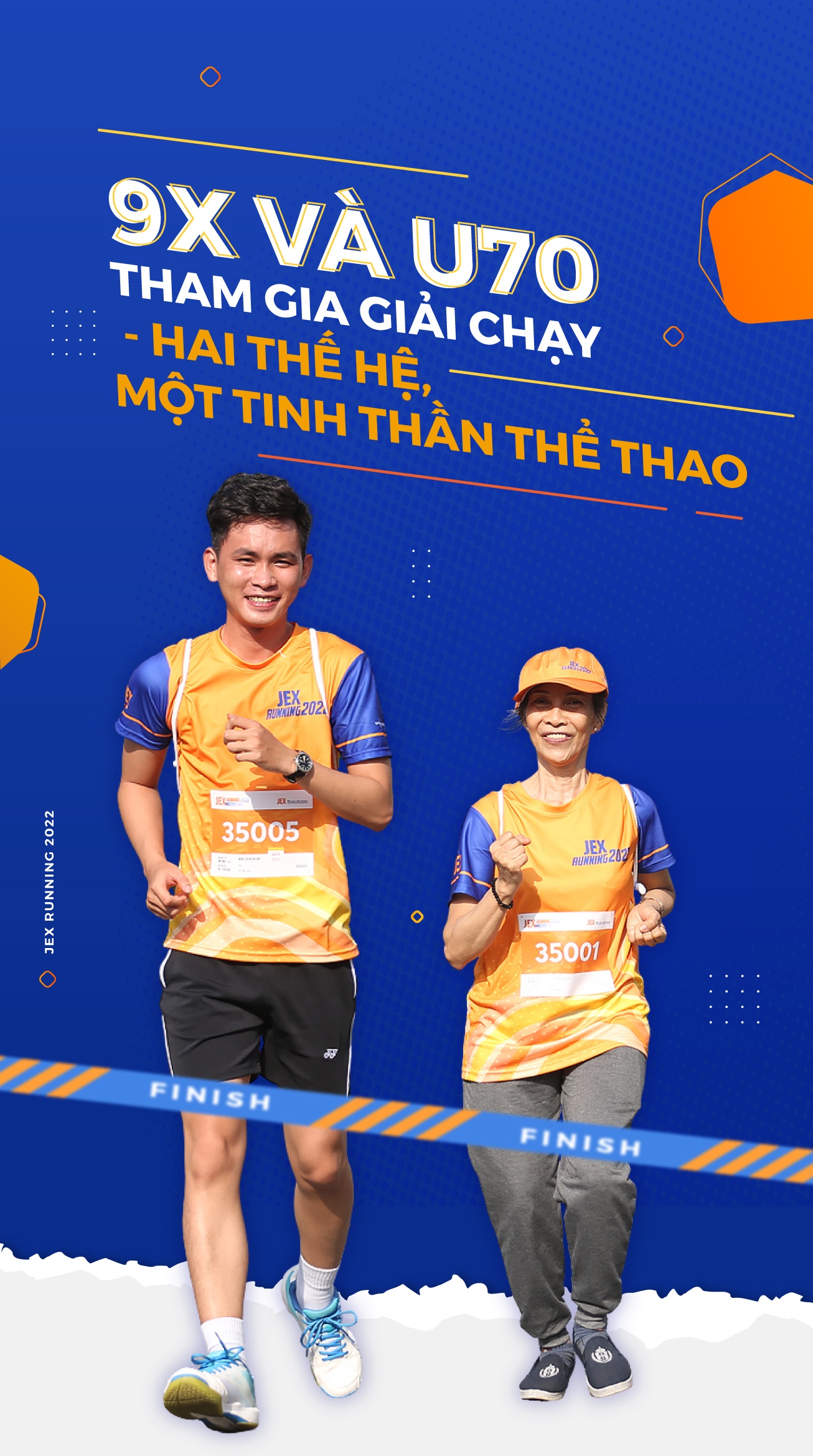 9X và U70 tham gia giải chạy - hai thế hệ, một tinh thần thể thao-1