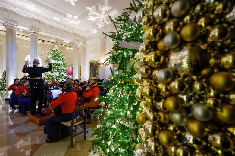 Phong cách trang trí Giáng sinh bắt mắt tại Nhà Trắng-8