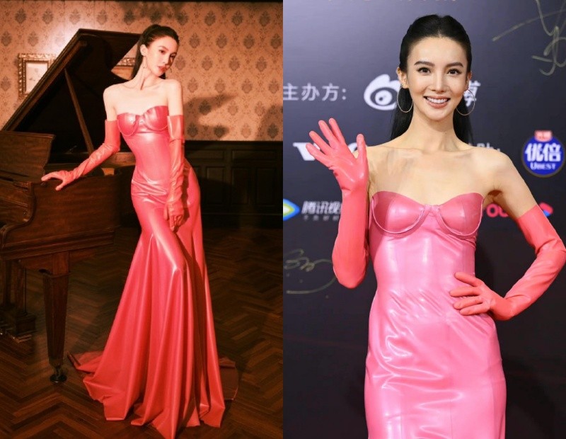 Thảm đỏ đêm hội Weibo: Angelababy - Triệu Lệ Dĩnh rủ nhau mặc đồ 'dừ', nhưng Triệu Lộ Tư mới là thảm họa-8