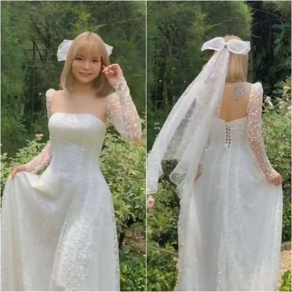 Mỹ nhân Việt chuộng váy cưới trễ nải khoe hình xăm-10