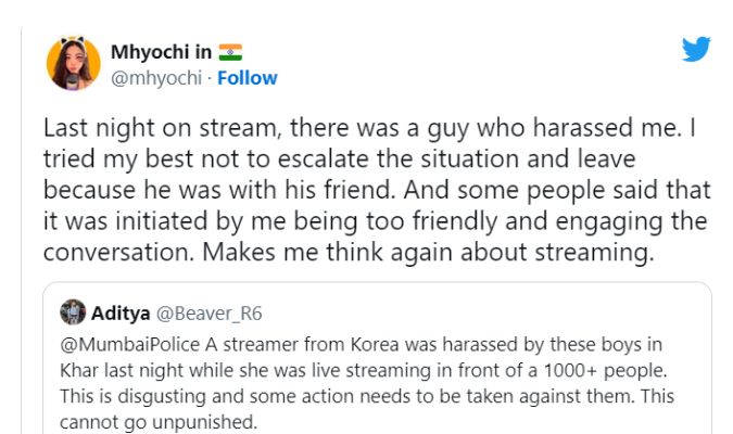 Một nữ streamer người Hàn bị quấy rối ngay trên đường phố Ấn Độ-4