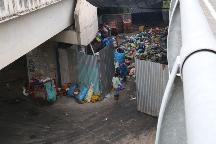 Cần Thơ: Dân kêu trời vì mùi hôi thối từ bãi tập kết rác dưới gầm cầu-1