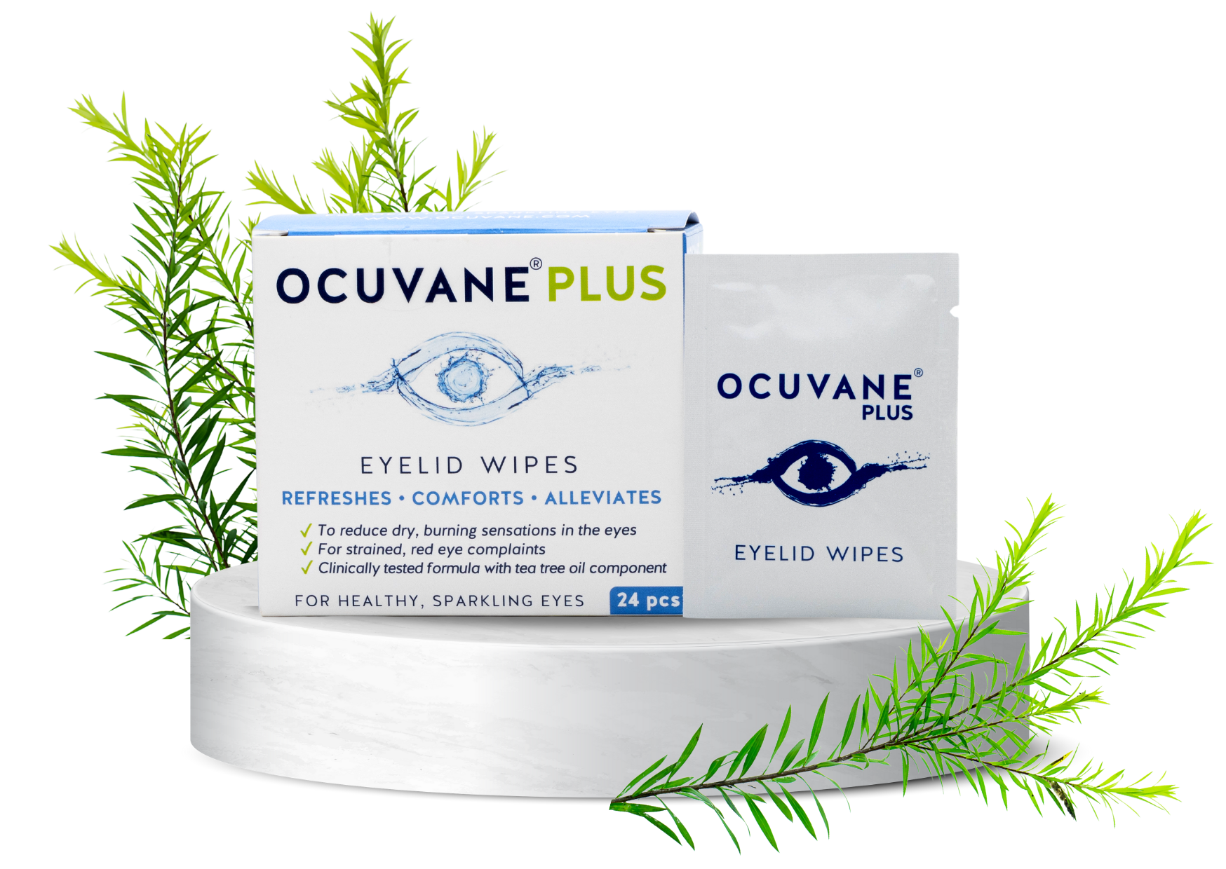 Gạc lau mi mắt Ocuvane Plus - sản phẩm chuyên dụng cho người bị viêm bờ mi, khô mắt-2