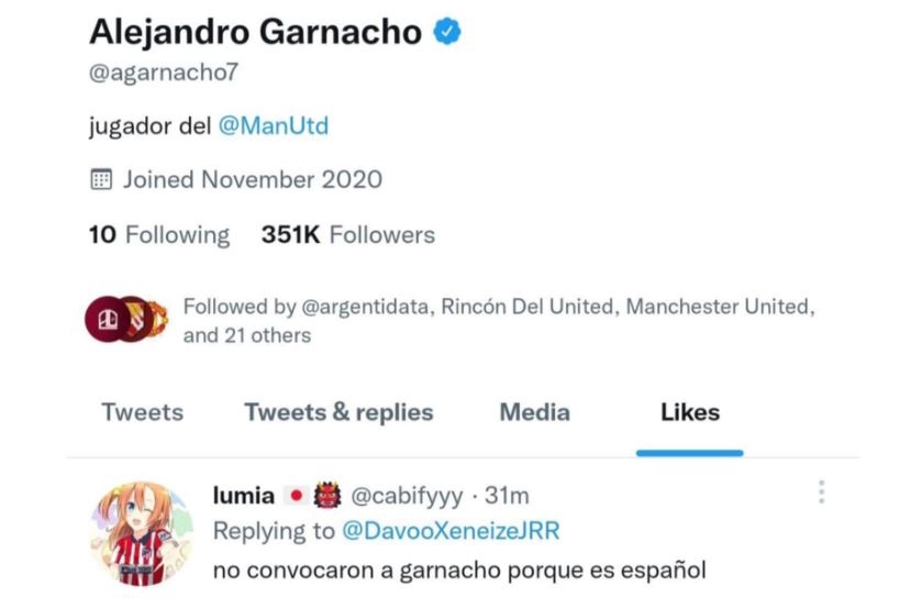 Hành động gây tranh cãi của Garnacho khi bị tuyển Argentina làm ngơ-1