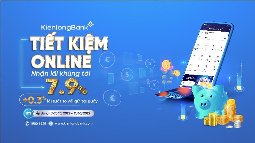 Gửi tiết kiệm online tại KienlongBank lãi suất ưu đãi đến 7,9%-1