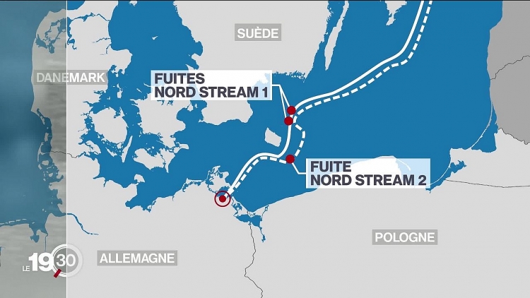Các nước đổ lỗi cho nhau phá hoại Nord Stream-1