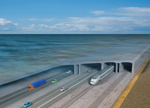 Đường hầm vượt biển dài nhất thế giới, nằm ở độ sâu 40m dưới lòng đại dương-1