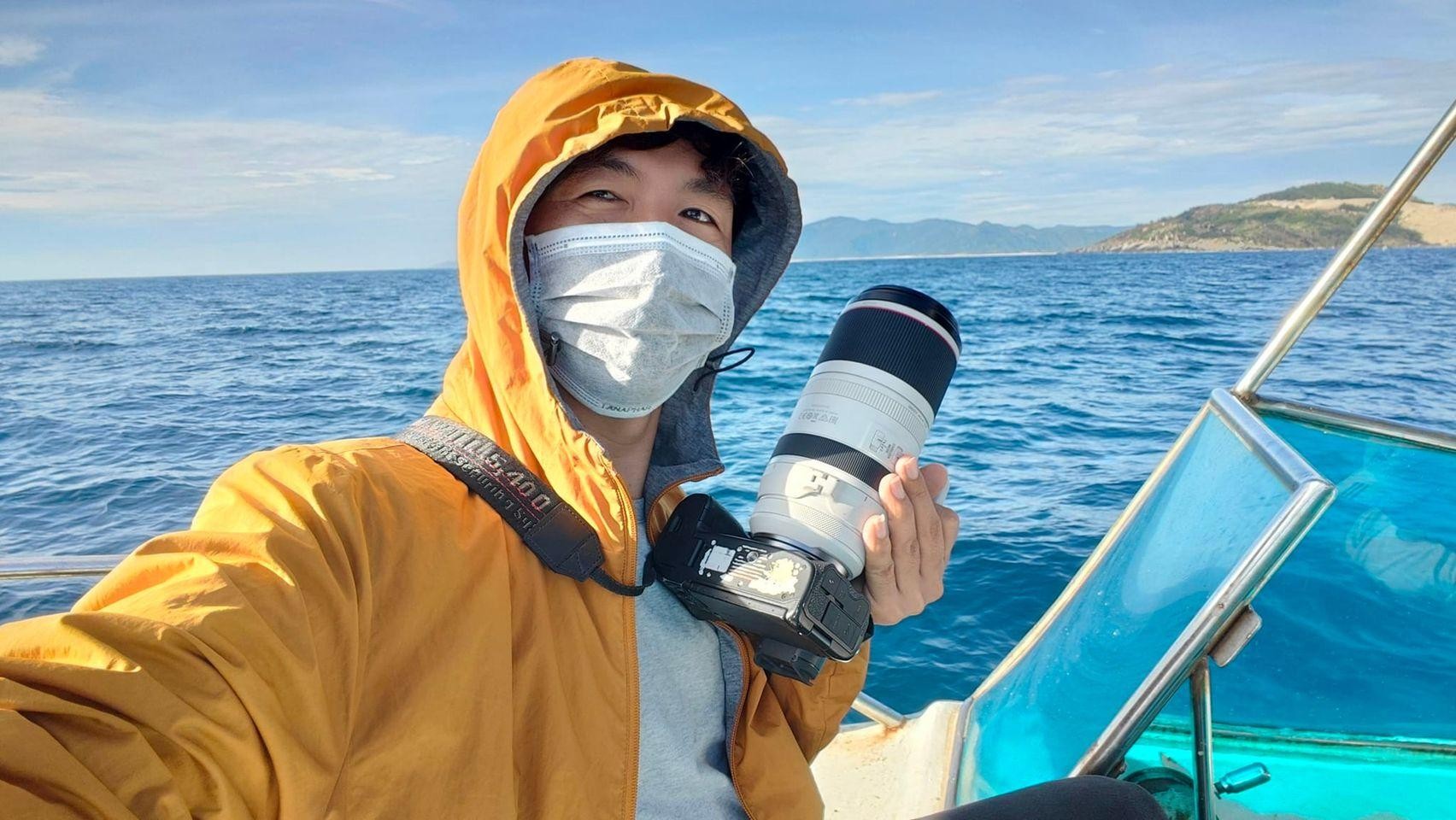 May mắn hơn nữ luật sư Woo Young Woo, travel blogger Hải An thành công săn ảnh cá voi ở biển Đề Gi-1