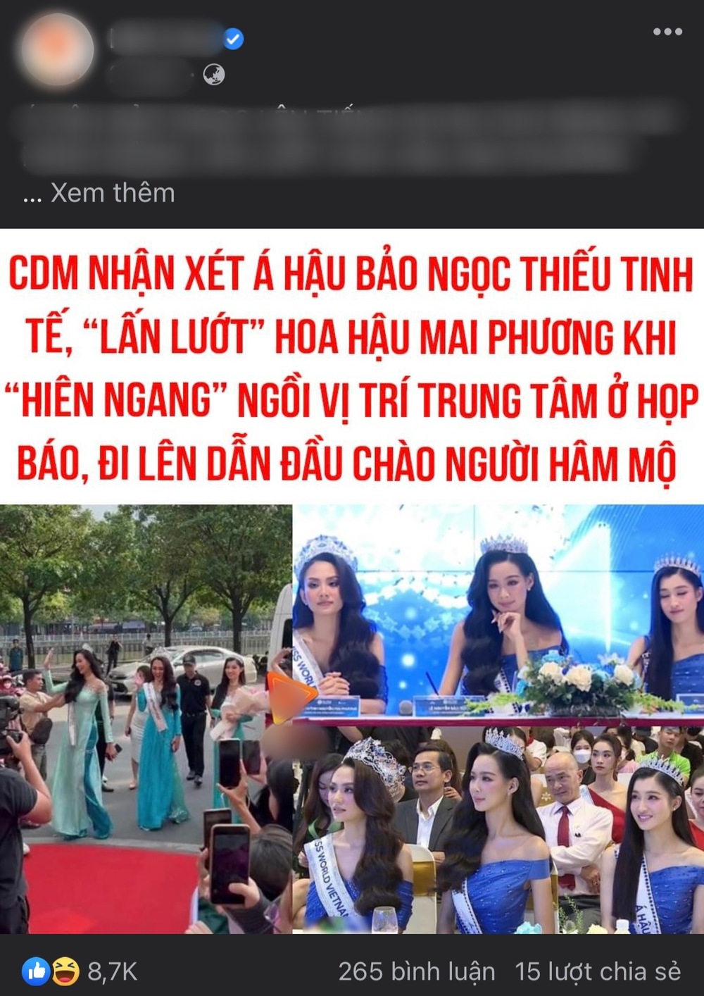 Bà Phạm Kim Dung lên tiếng về ồn ào lấn lướt Hoa hậu của Á 1 Bảo Ngọc-5