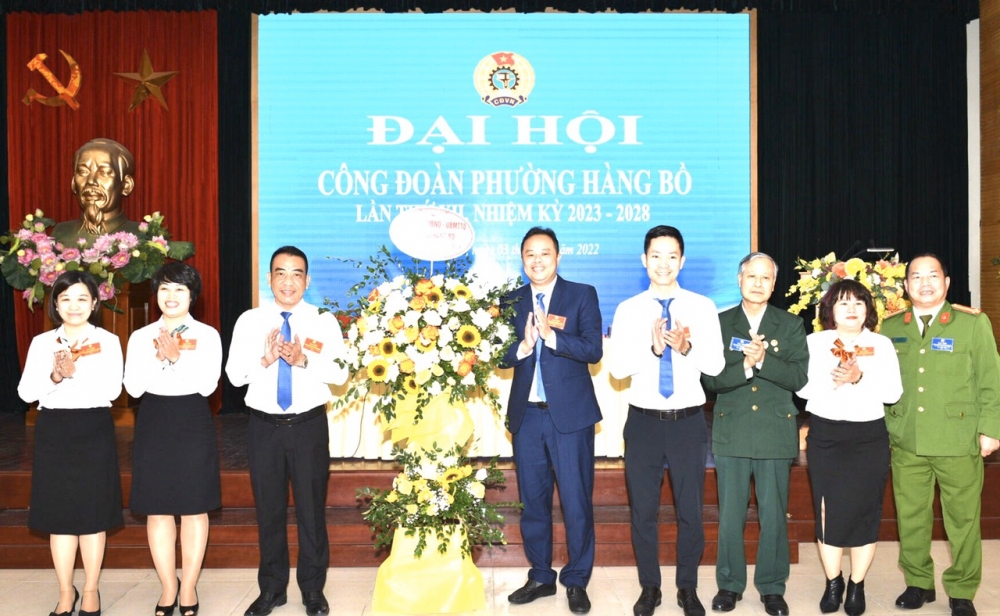 LĐLĐ quận Hoàn Kiếm: Tổ chức thành công Đại hội điểm Công đoàn phường Hàng Bồ-2