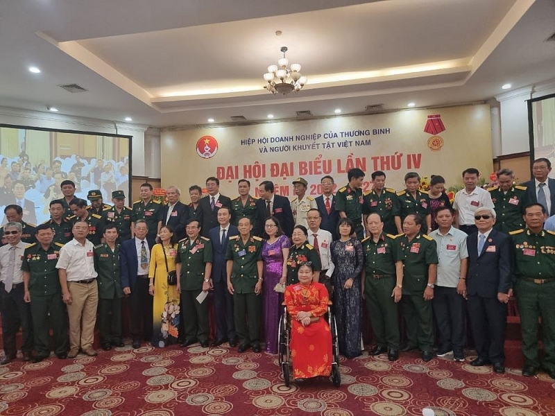 Đại hội Đại biểu Hiệp hội doanh nghiệp của thương binh và người khuyết tật Việt Nam lần thứ IV thành công tốt đẹp-5