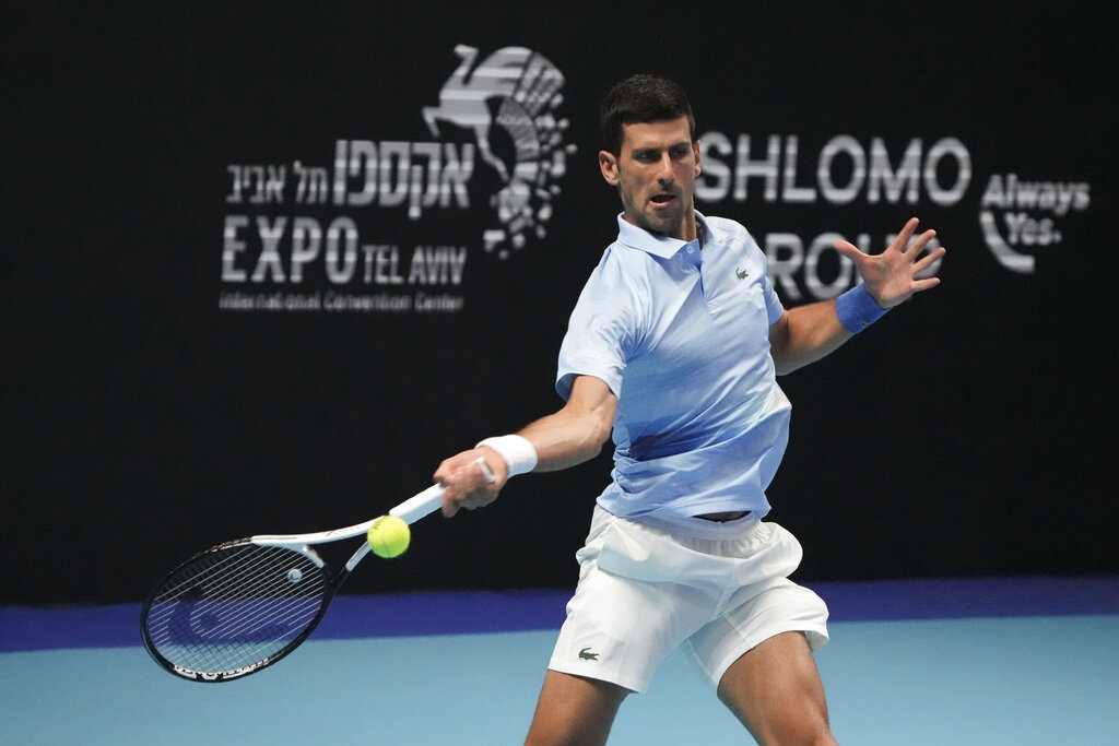 Novak Djokovic tiến vào bán kết Tel Aviv Open-1