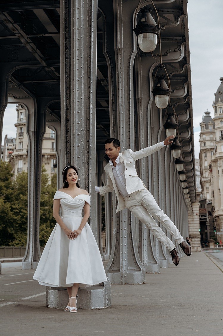 Ảnh cưới chụp ở Paris đậm chất khiêu vũ của Khánh Thi - Phan Hiển-6