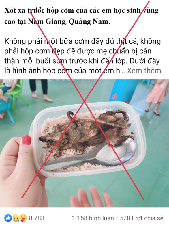Phạt 7,5 triệu đồng đăng tin sai sự thật 'học sinh ăn cơm với thịt chuột'-1
